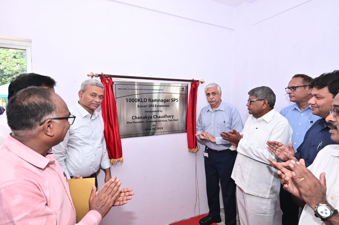 Tata Steel UISL Inaugurates 1000 KLD Sewage Pumping Station at Ramnagar, Sonari